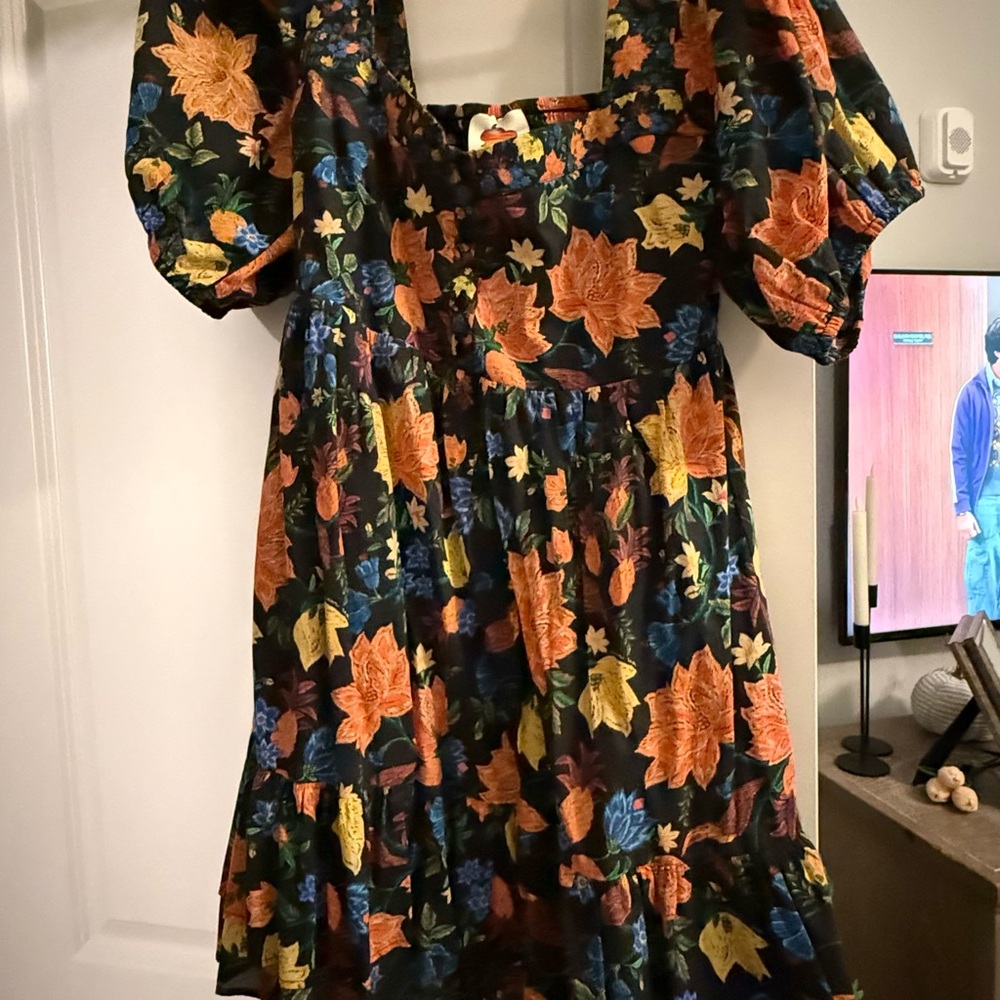 FARM Rio Colorful Floral Mini Dress